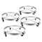 Fleming Supply Set of 4 Drum Dolly 55-gallon Barrel Trash Can Cart with Casters Holds 1000-pounds 282220UTE - alternate 3
